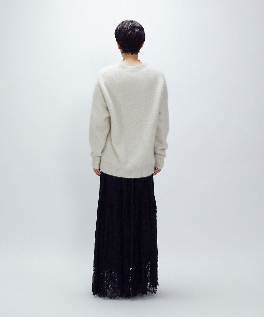 1er Arrondissement 【リニューアル】FOXカシミアカーディガン ベージュ