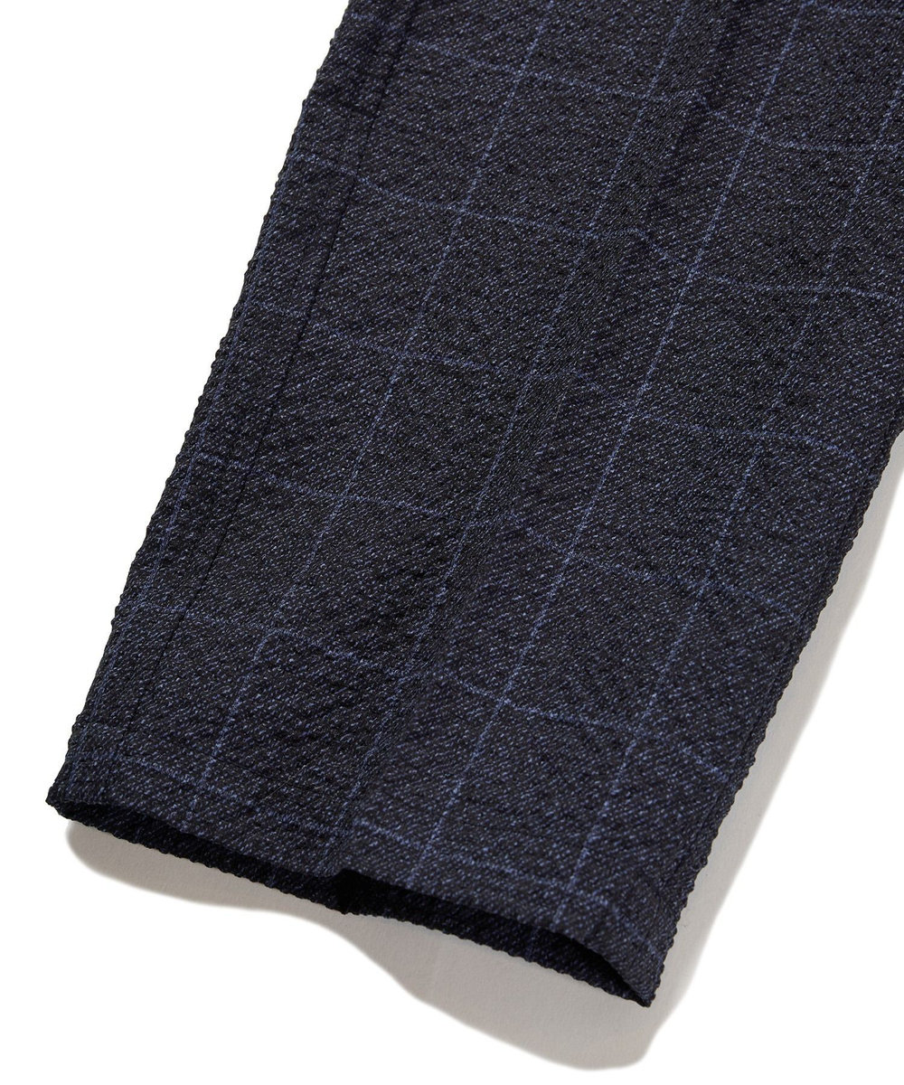 MEN'S BIGI 【ACTIVE TAILOR】3Dサッカープリントイージーパンツ<セットアップ対応> ネイビー