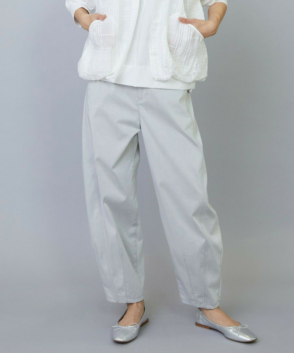 MOGA サイロコットンツイルバレルシルエットパンツ グレー