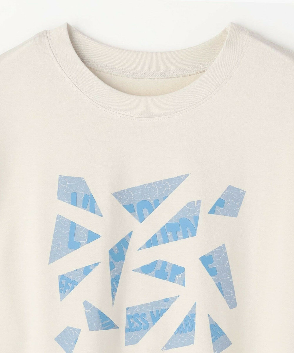 L'EQUIPE ブロークンロゴTシャツ グレー