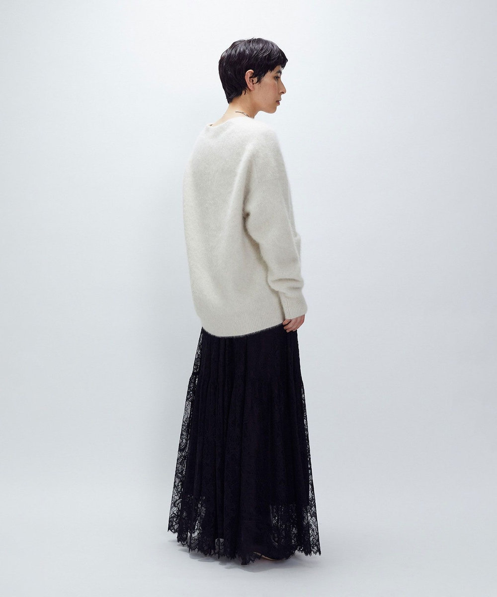 1er Arrondissement 【リニューアル】FOXカシミアカーディガン ベージュ