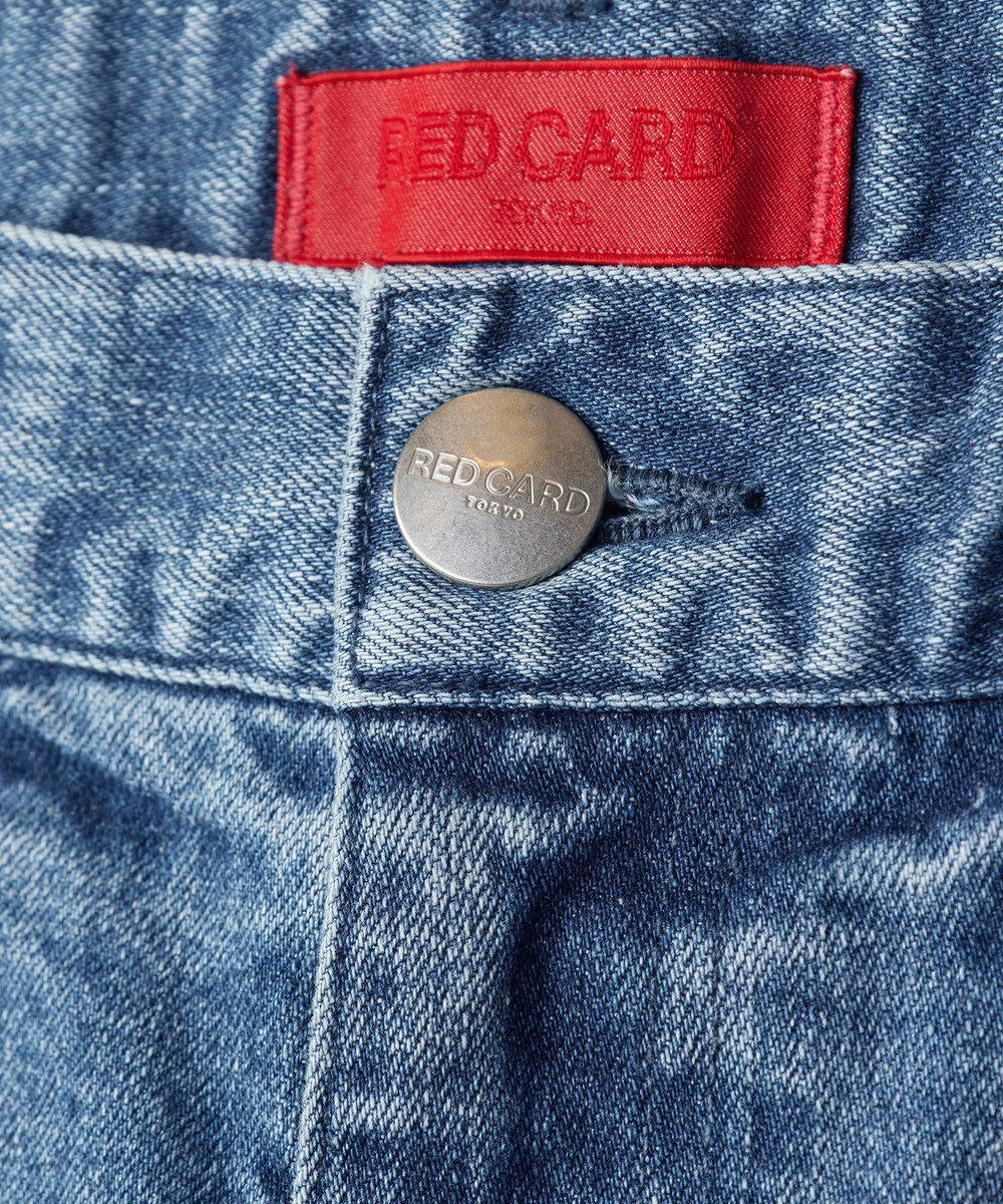 MEN'S BIGI 【RED CARD/レッドカード】別注 Bass クリーンライトデニム ブルー