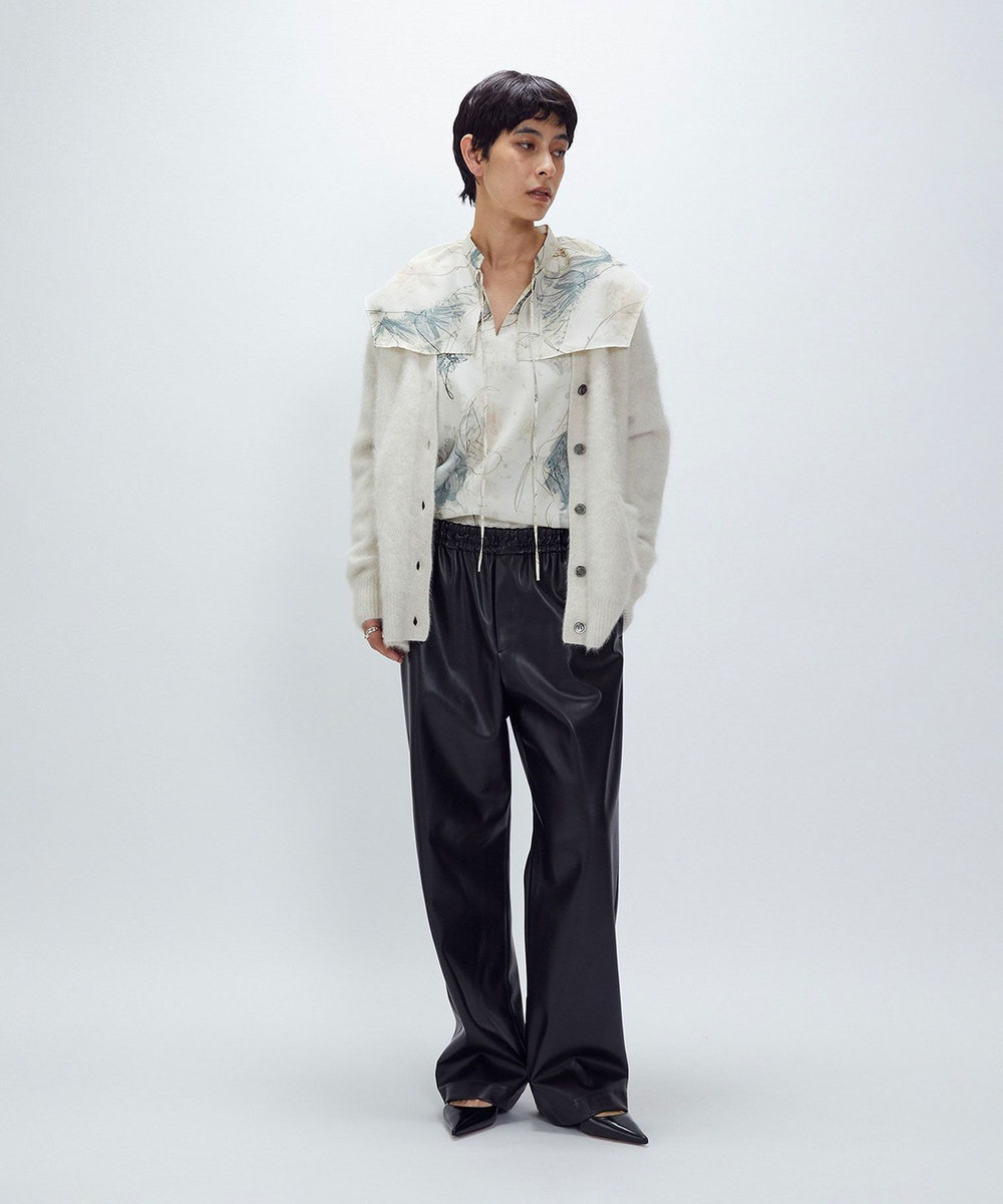 1er Arrondissement 【リニューアル】FOXカシミアカーディガン ベージュ