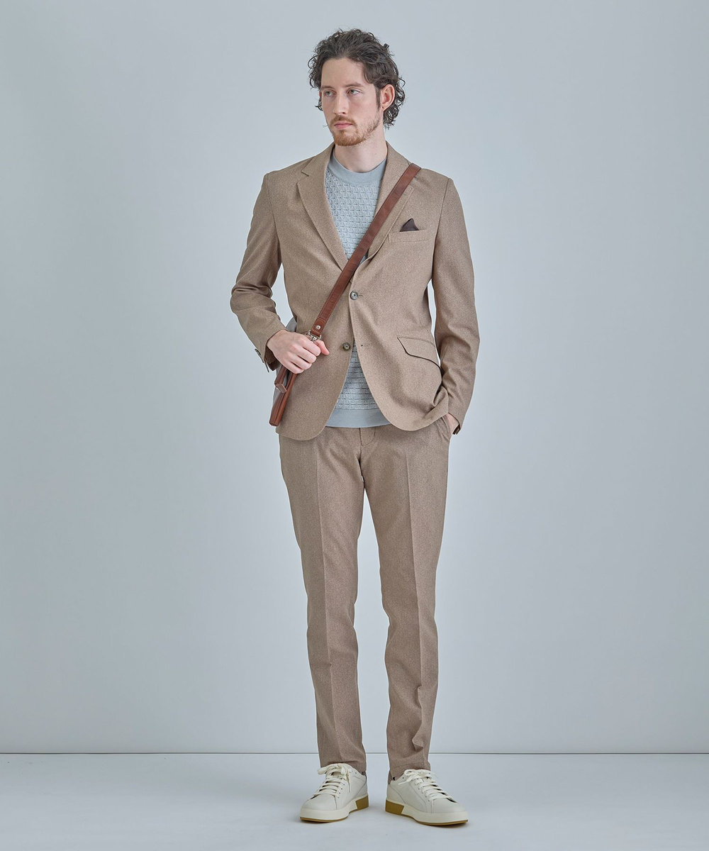 MEN'S BIGI 【SEEKER/シーカー】別注 2wayクラッチ&ショルダーバッグ キャメル