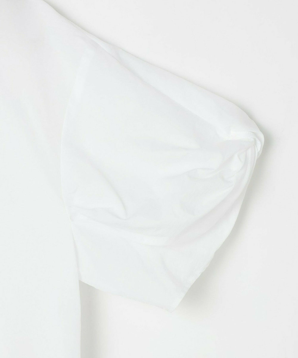 feerique feerique　ナイロンコットンタフタコクーンシルエットブラウス ホワイト