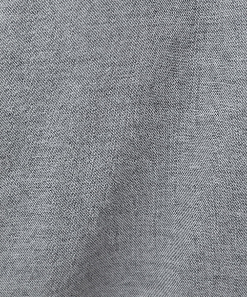 MEN'S BIGI フランネルフレンチフロントカジュアルシャツ グレー