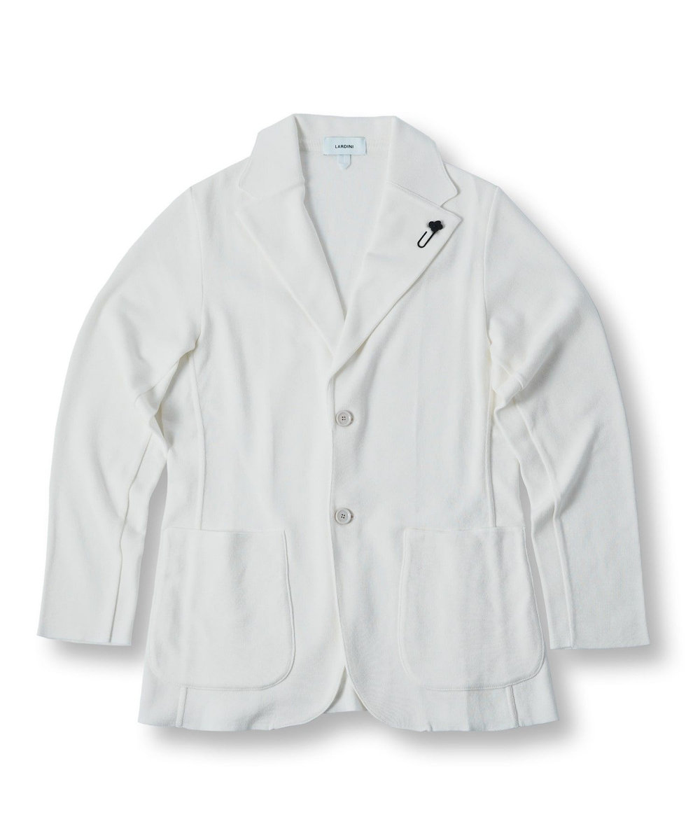 MEN'S BIGI 【LARDINI/ラルディーニ】ニットジャケット オフホワイト