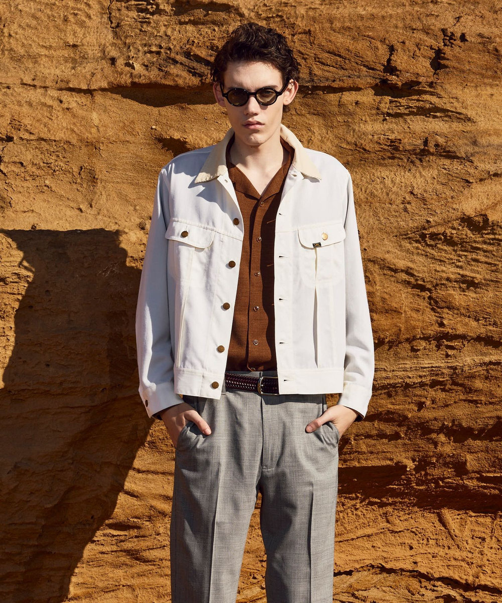 MEN'S BIGI 【LEE/リー】別注 エクスクルーシブ STORM RIDER ジャケット ホワイト