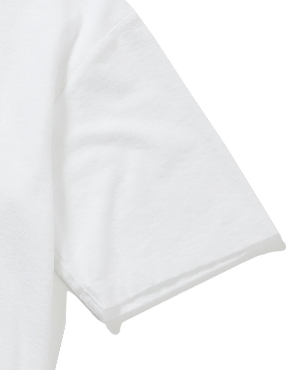 MEN'S BIGI 【DENHAM/デンハム】オーガニック ミニパイルポケットＴシャツ ホワイト