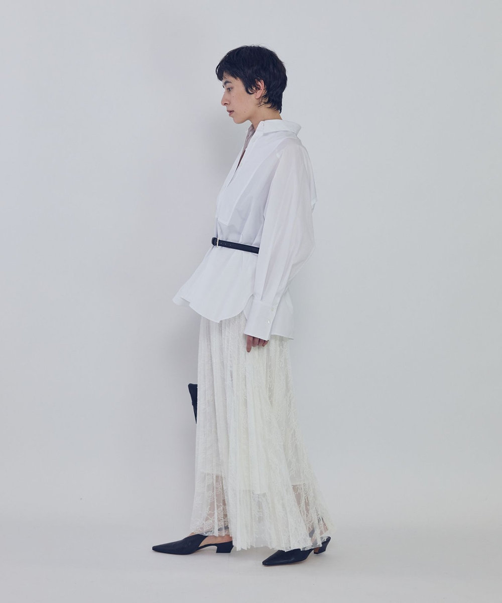 1er Arrondissement ブザムシャツ オフホワイト