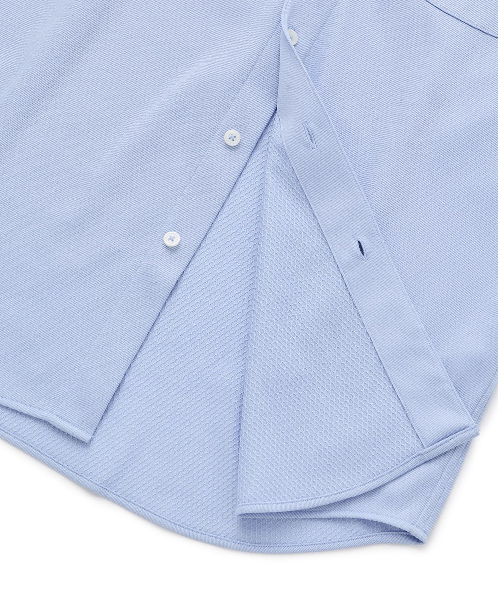 MEN'S BIGI SALAMAX(サラマックス) アクティブドレスシャツ＜吸水速乾/ストレッチ＞ ブルー