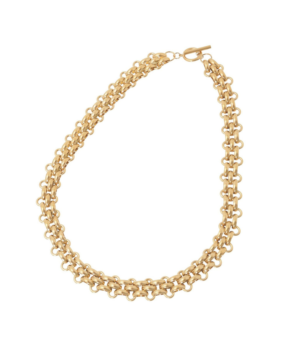 1er Arrondissement ＜MERAKI（メラキ）＞バンドチェーンネックレス ゴールド