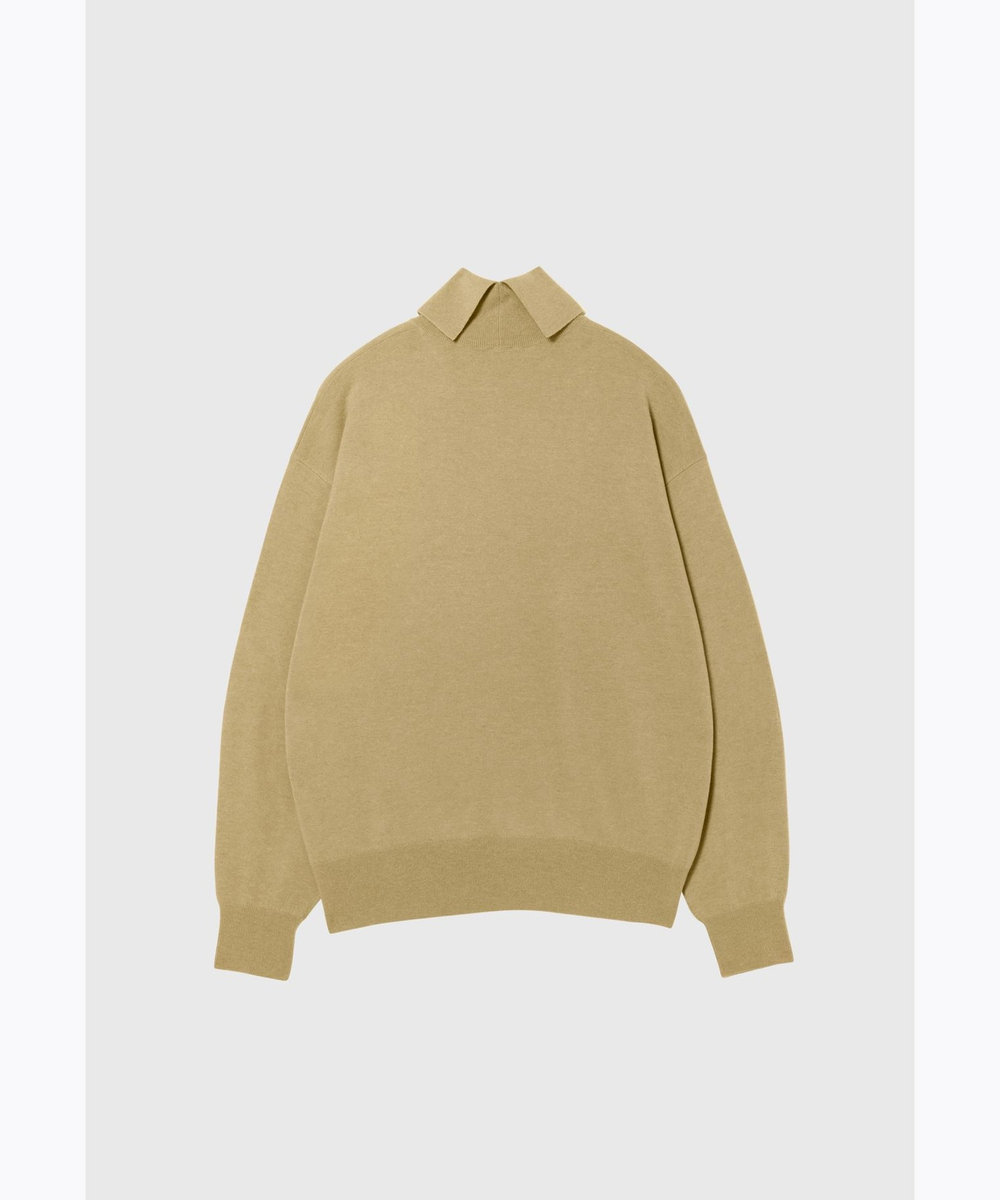 DÉPAREILLÉ WOOLEN YARN TURTLE NECK / ウールンヤーンタートルネック ベージュ