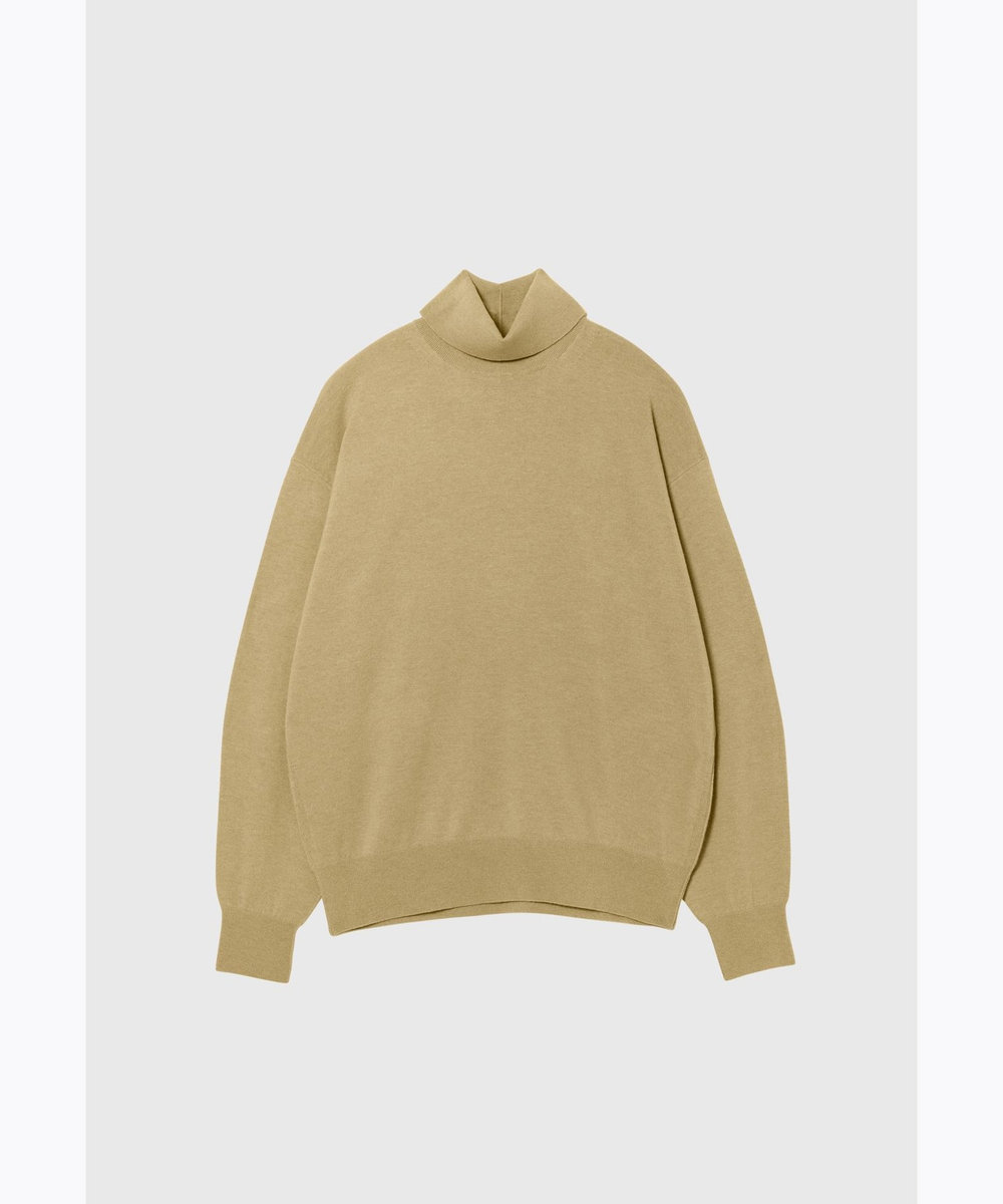 DÉPAREILLÉ WOOLEN YARN TURTLE NECK / ウールンヤーンタートルネック ベージュ