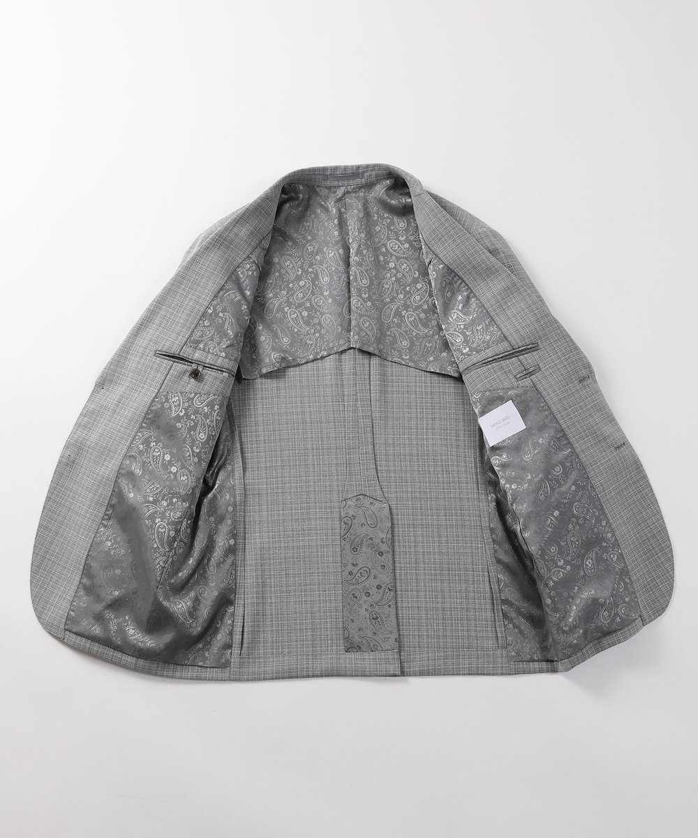 MEN'S BIGI 【ACTIVE TAILOR】ミックスヤーン/ホップサックジャケット ライトグレー