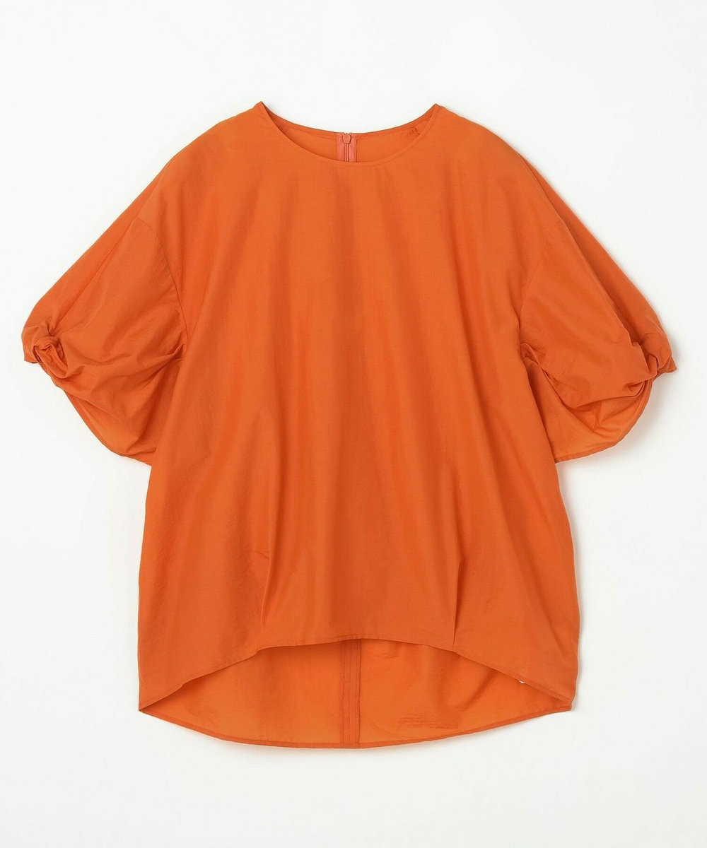 feerique feerique　ナイロンコットンタフタコクーンシルエットブラウス オレンジ