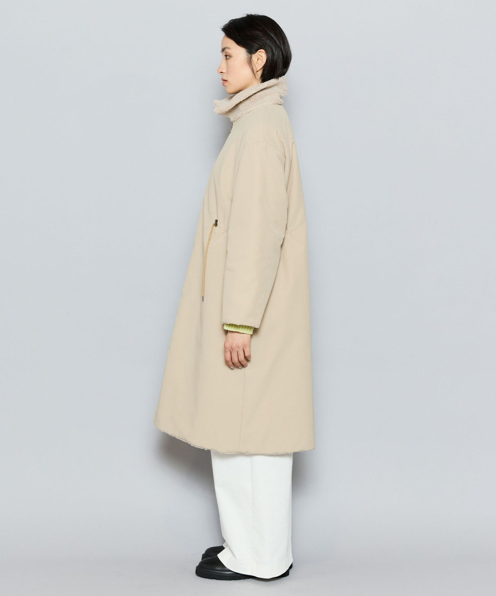 L'EQUIPE ボア×ウェザークロスコート ベージュ