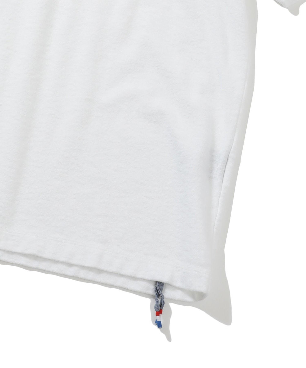 MEN'S BIGI 【DENHAM/デンハム】オーガニック ミニパイルポケットＴシャツ ホワイト
