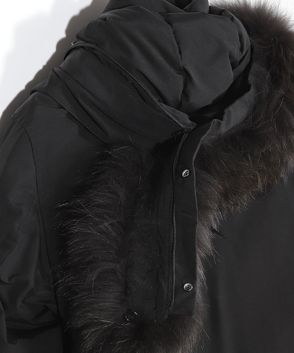 MEN'S BIGI 【WOOLRICH/ウールリッチ】別注アークティックパーカ ブラック