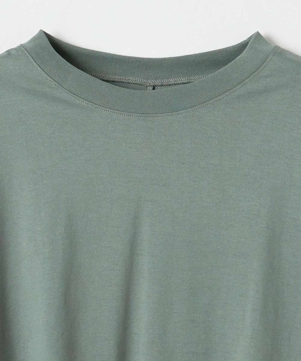 ADIEU TRISTESSE 60/2天竺Tシャツ ブルーグレー