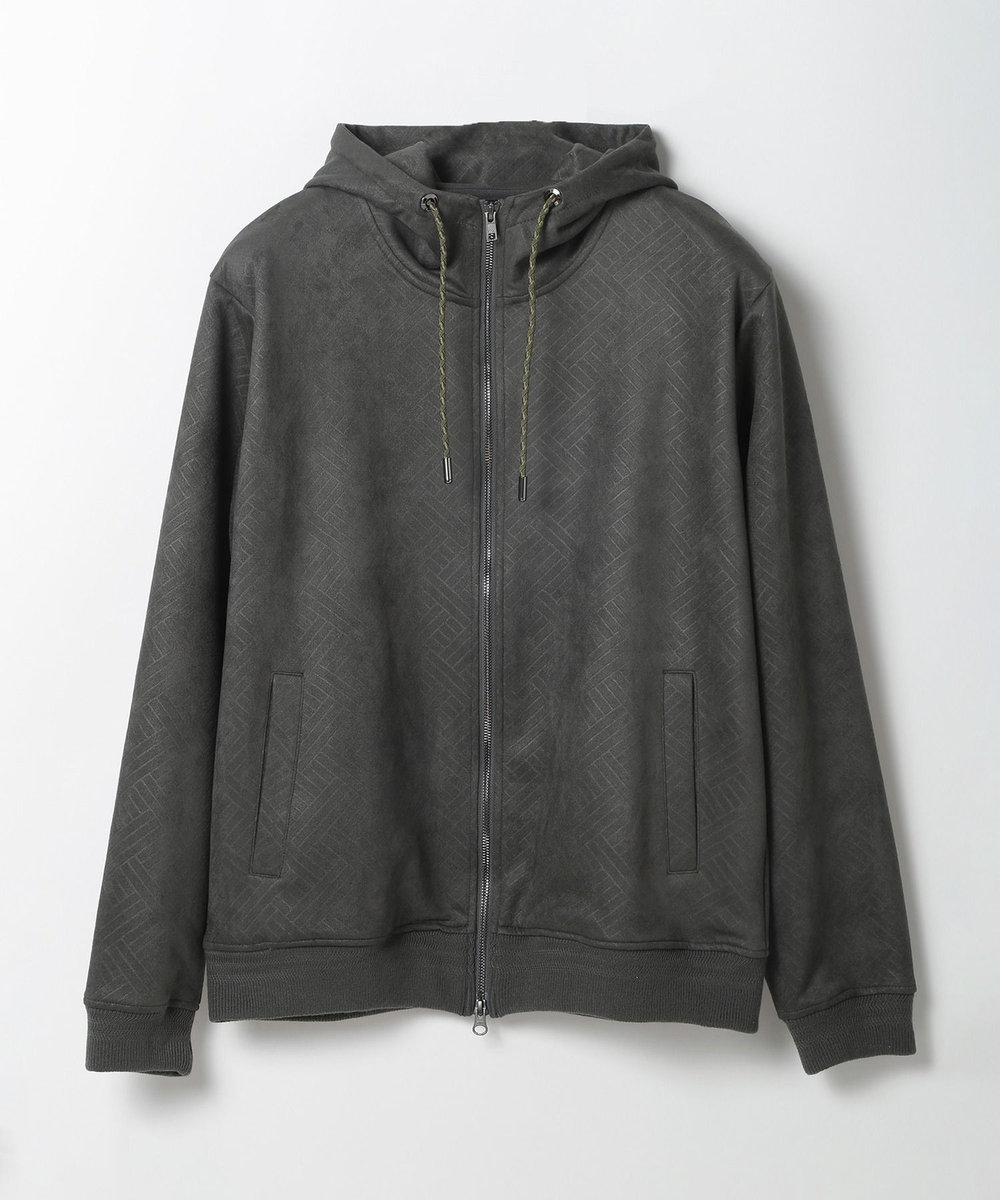 MEN'S BIGI テックスエードエンボスパーカー カーキ