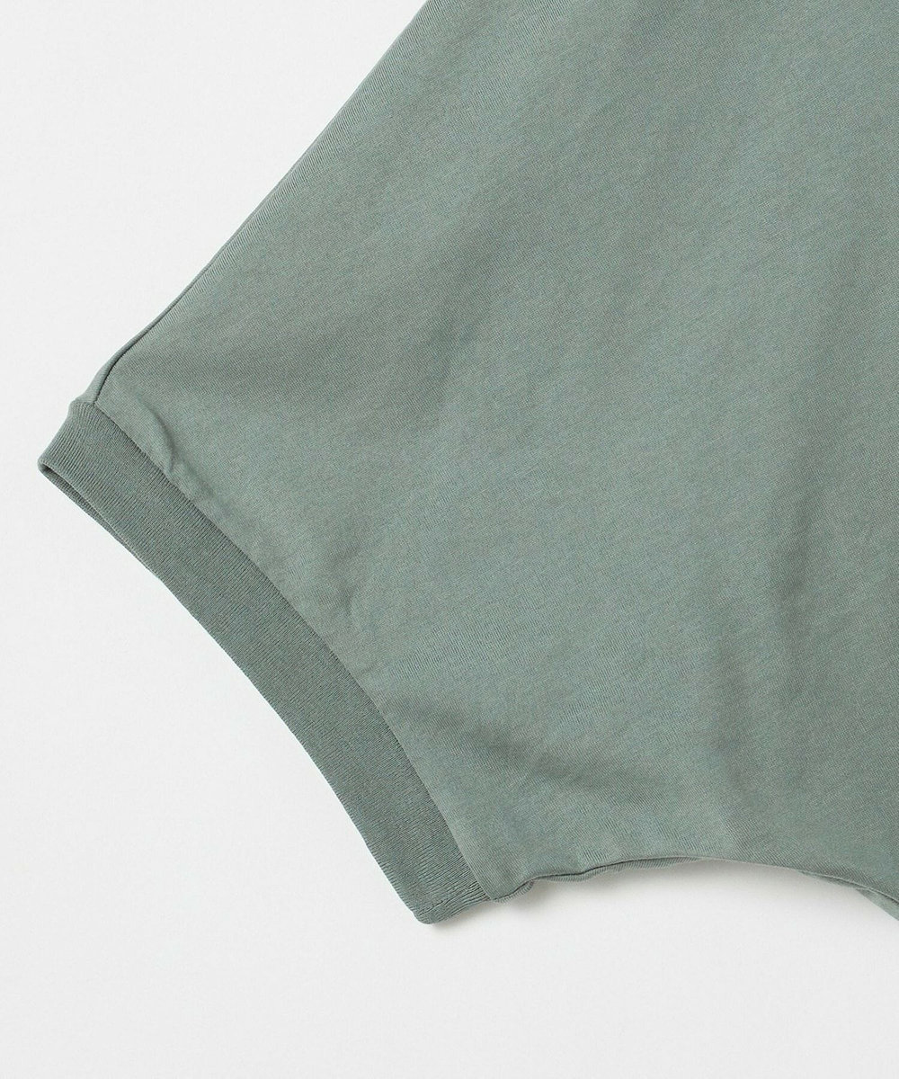 ADIEU TRISTESSE 60/2天竺Tシャツ ブルーグレー