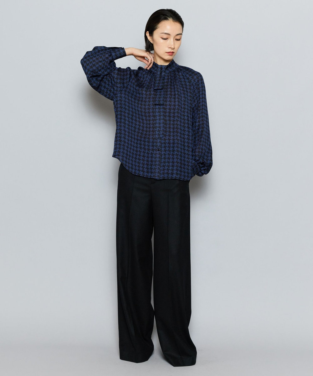 L'EQUIPE COUTURIER W/CASHフランネルパンツ ブラック