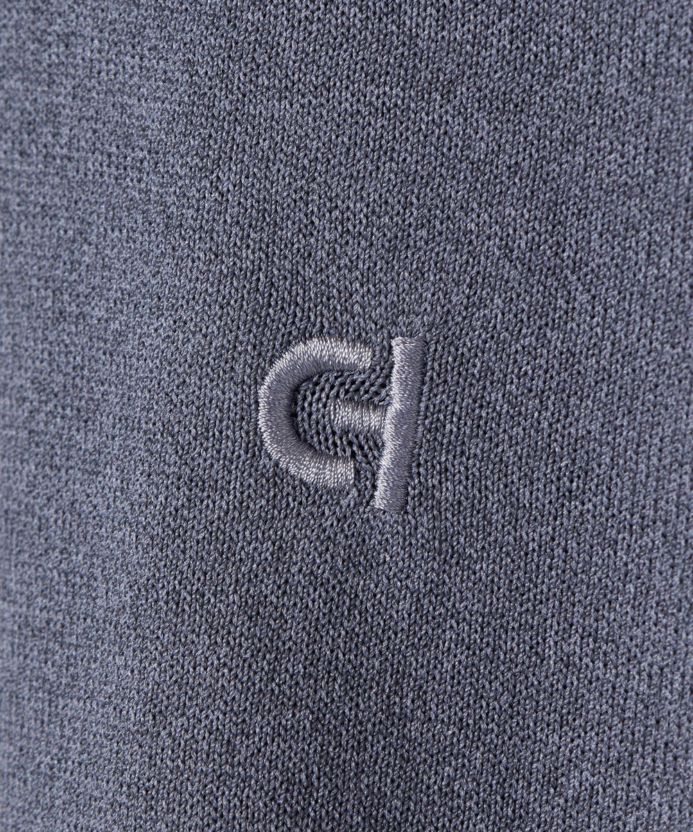 MEN'S BIGI 【COLE HAAN/コール ハーン】別注 ロゴ刺繍ニット半袖Tシャツ＜持続冷感＞ グレー