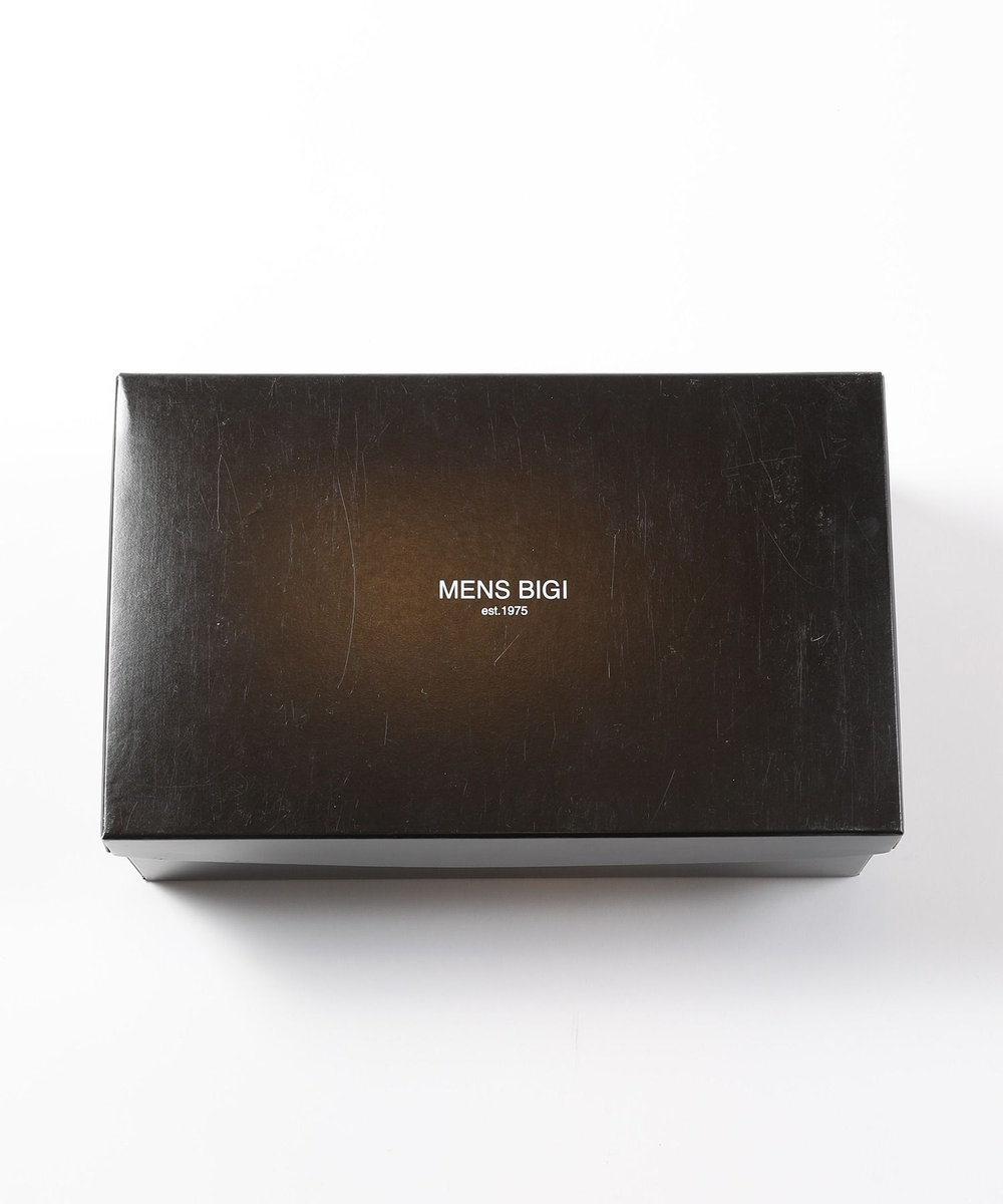 MEN'S BIGI キップスムースレザーコンフォートシューズ ブラック