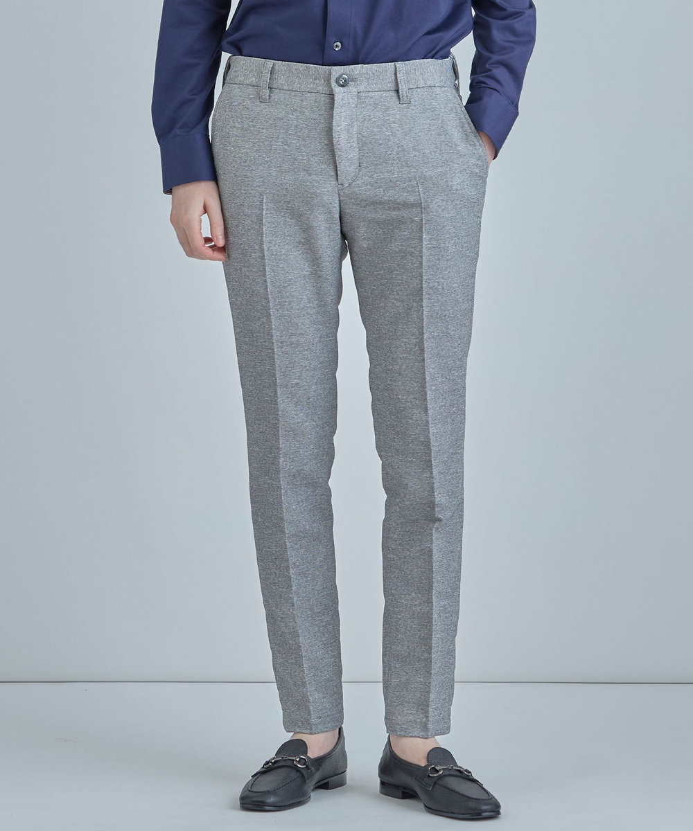 MEN'S BIGI 【ACTIVE TAILOR】カラミメッシュストレッチパンツ＜軽量/通気性/ストレッチ＞ グレー