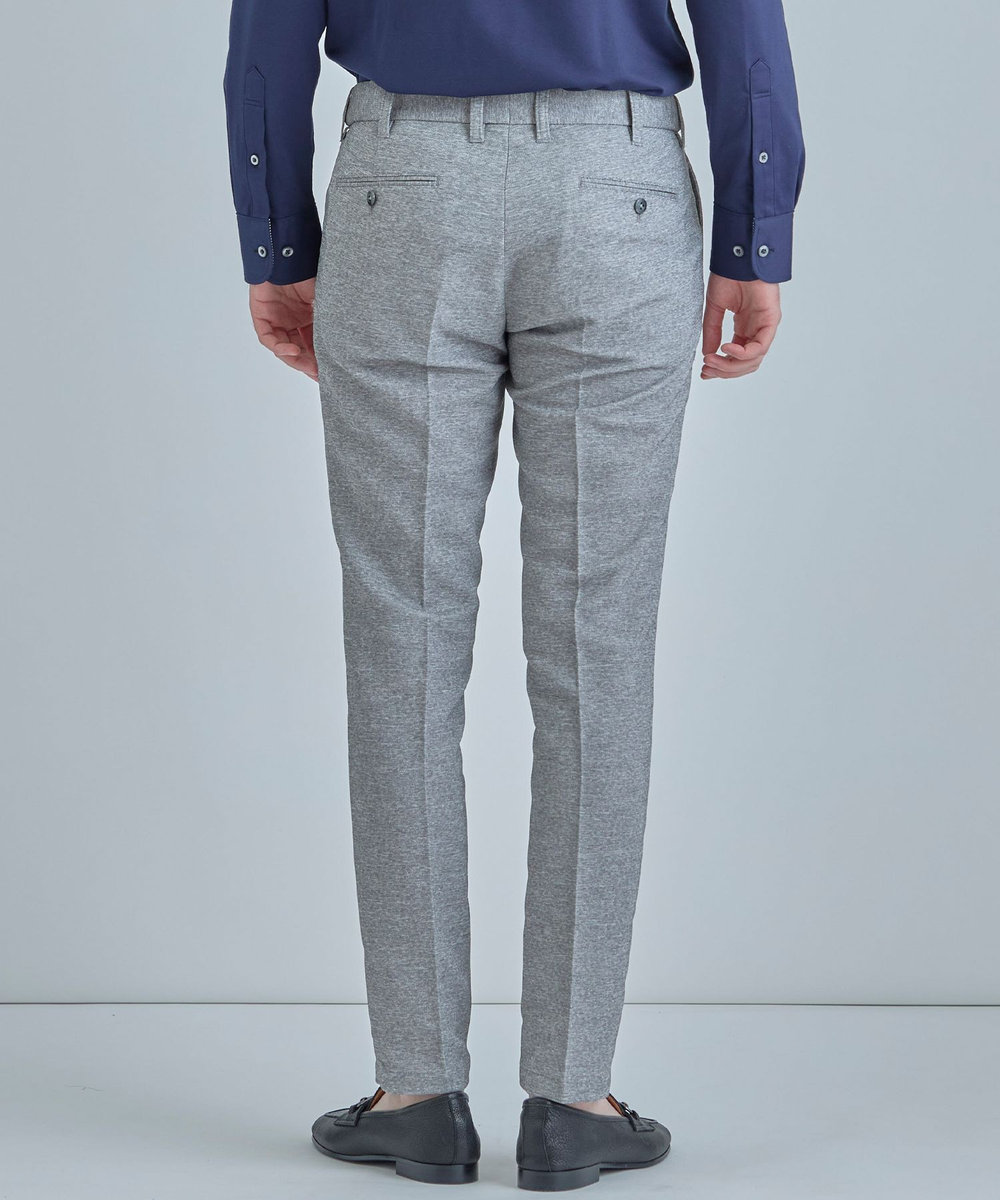 MEN'S BIGI 【ACTIVE TAILOR】カラミメッシュストレッチパンツ＜軽量/通気性/ストレッチ＞ グレー