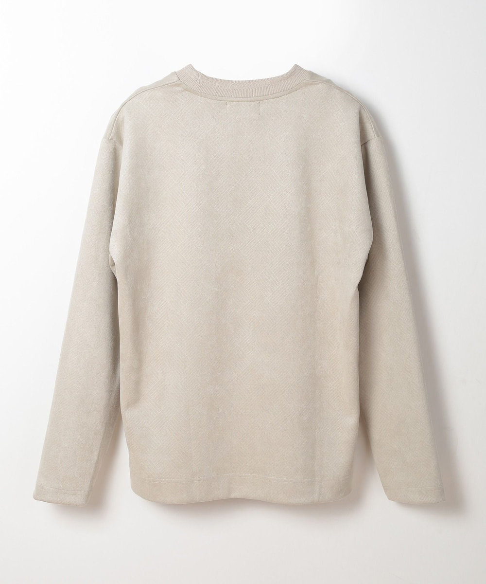 MEN'S BIGI テックスエードロングスリーブカットソー オフホワイト