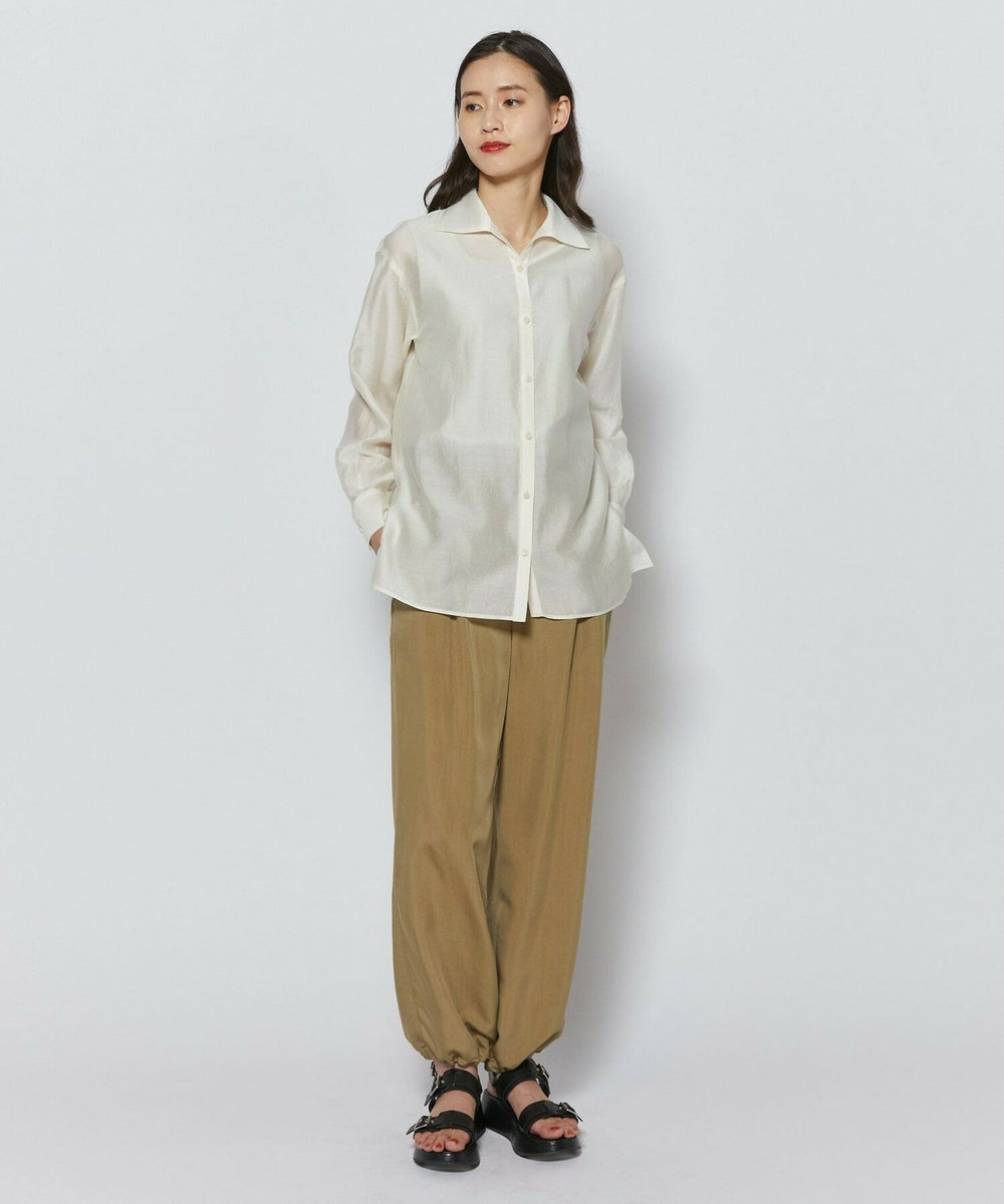 L'EQUIPE ヴィンテージソフトクロスパンツ ベージュ