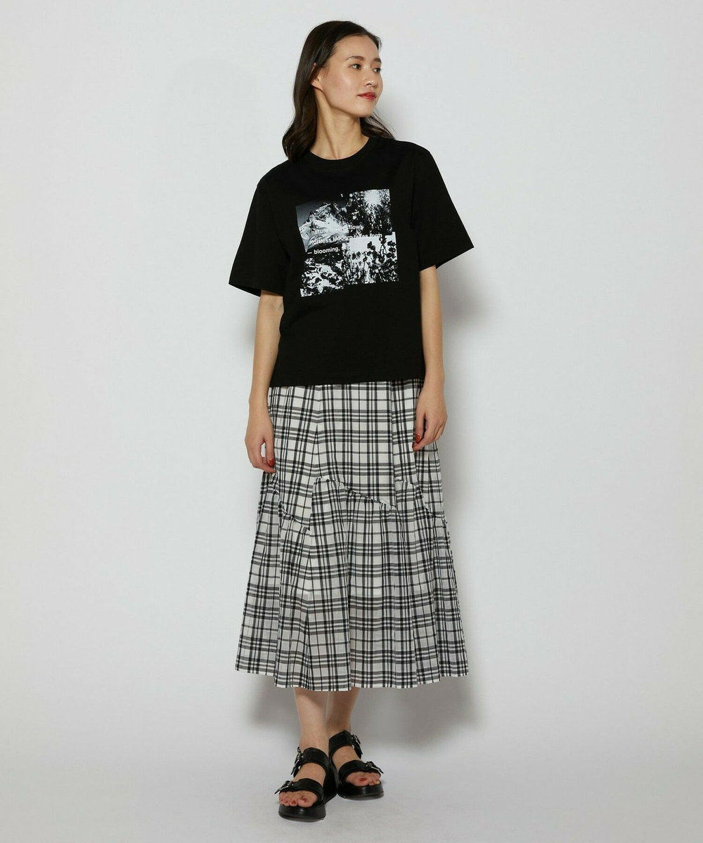 L'EQUIPE フォトプリントTシャツ ブラック