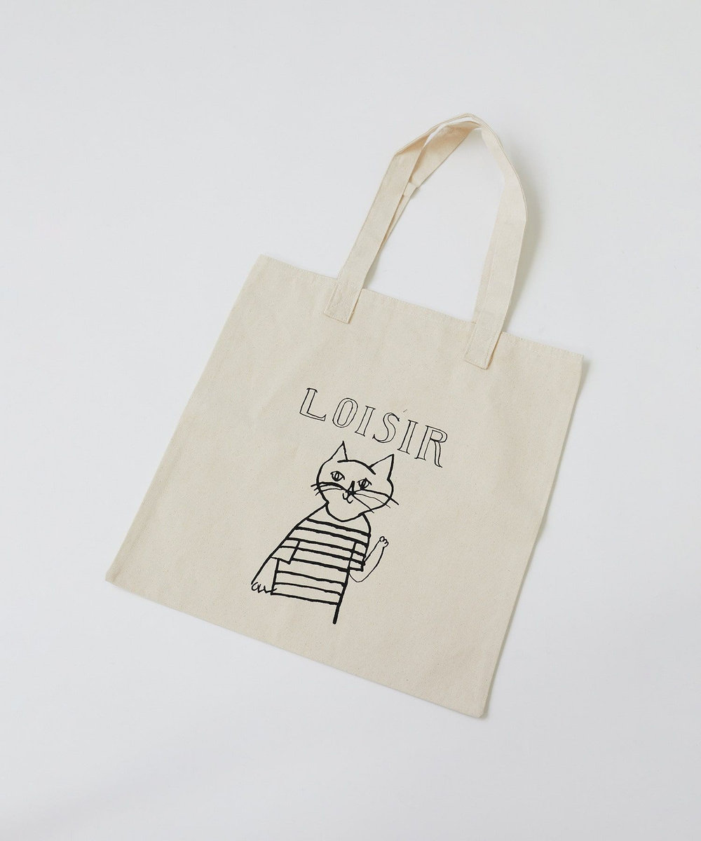 LOISIR アーティストコラボ】LOISIR×TORANEKOBONBON トートバッグ B