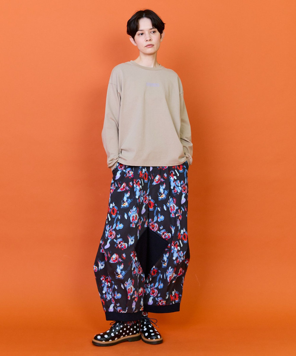 FRAPBOIS エトリーブTシャツ ベージュ