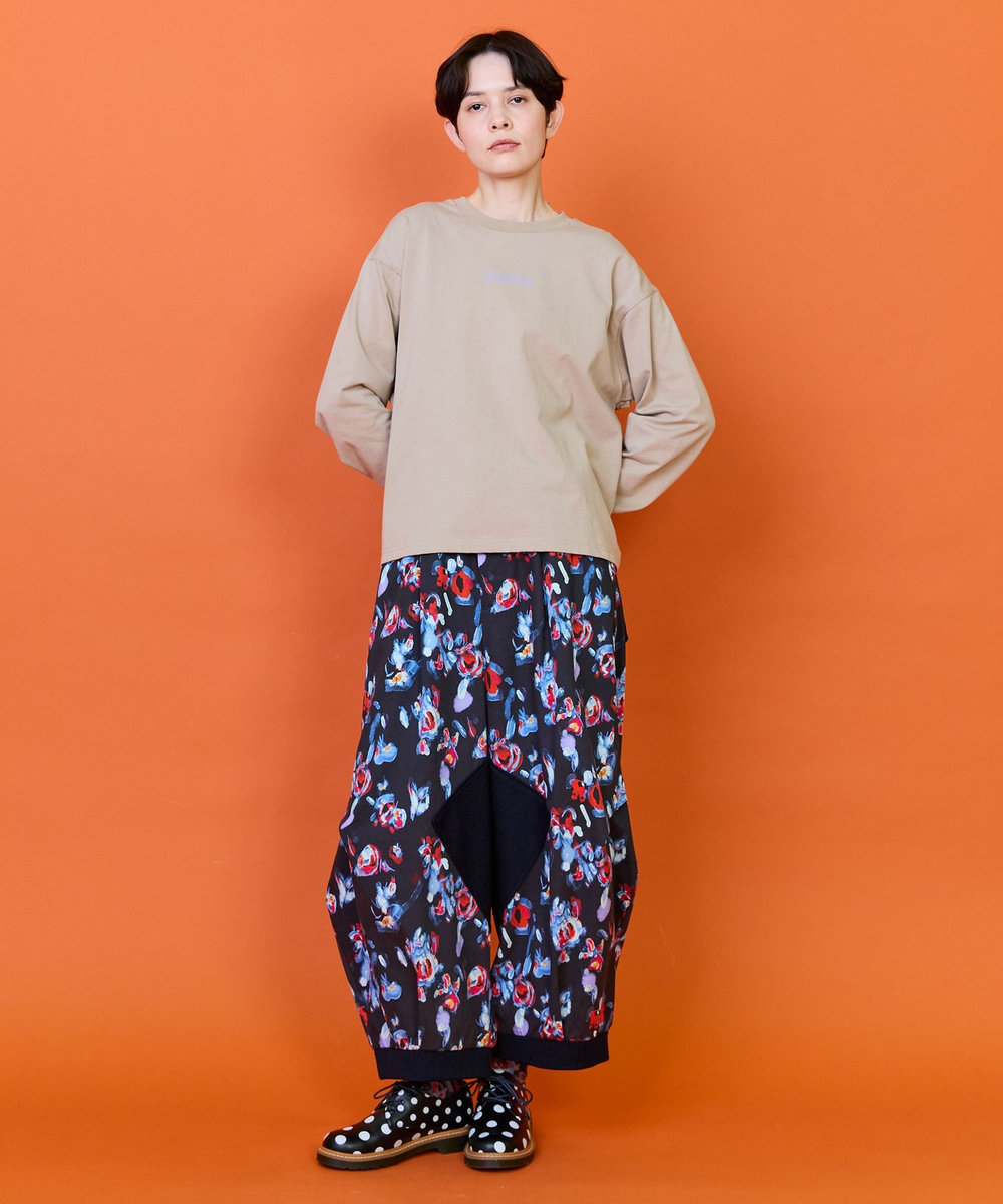 FRAPBOIS エトリーブTシャツ ベージュ