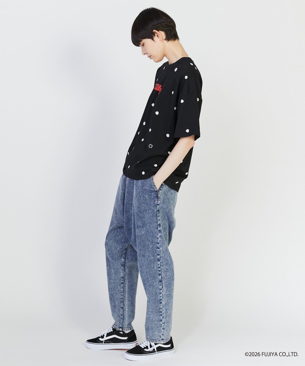 FRAPBOIS ミルキードットＴシャツ ブラック