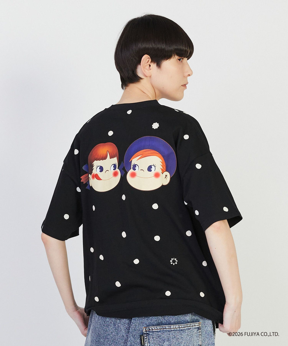 FRAPBOIS ミルキードットＴシャツ ブラック