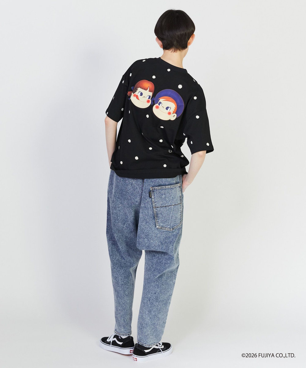 FRAPBOIS ミルキードットＴシャツ ブラック