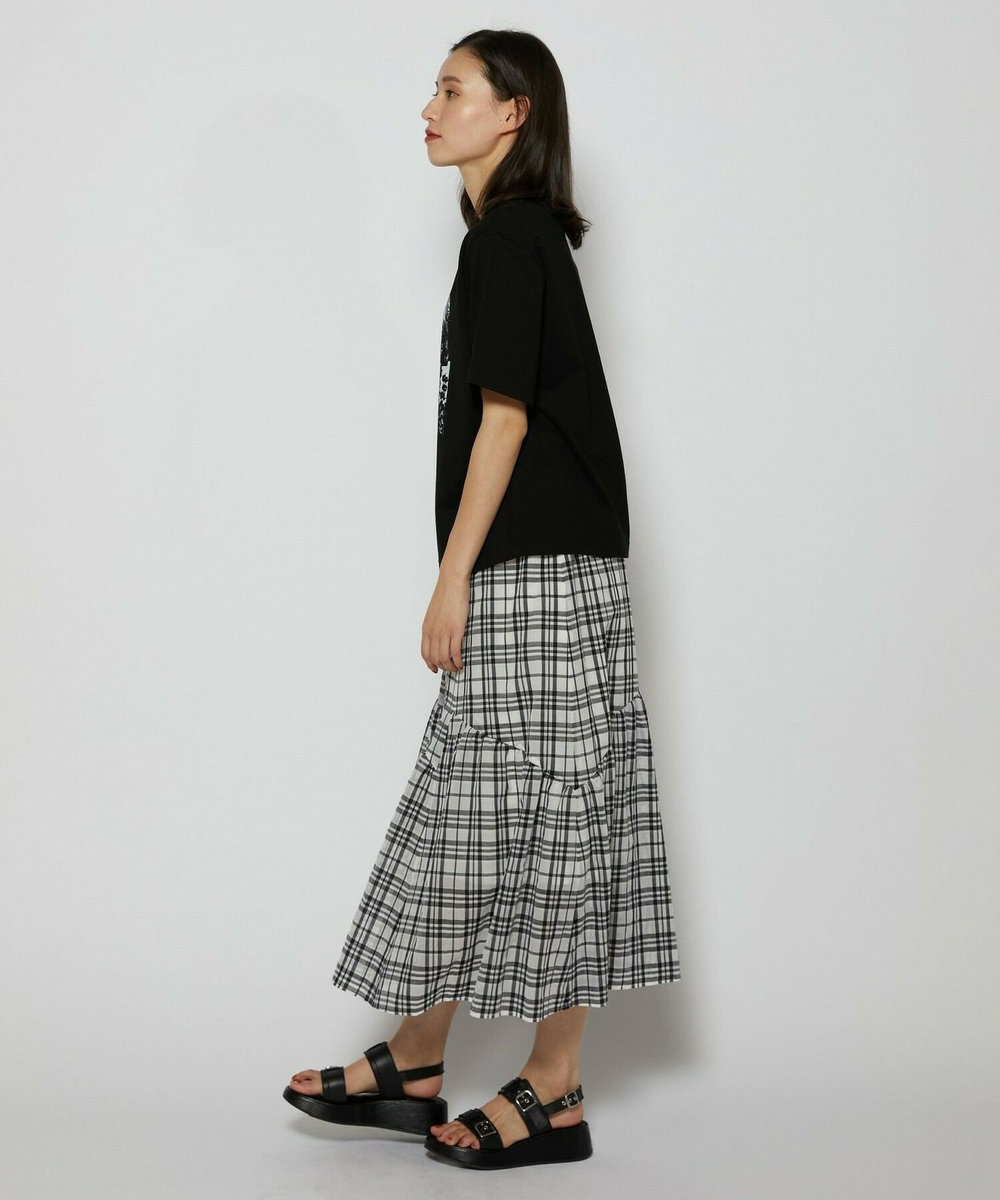 L'EQUIPE フォトプリントTシャツ ブラック