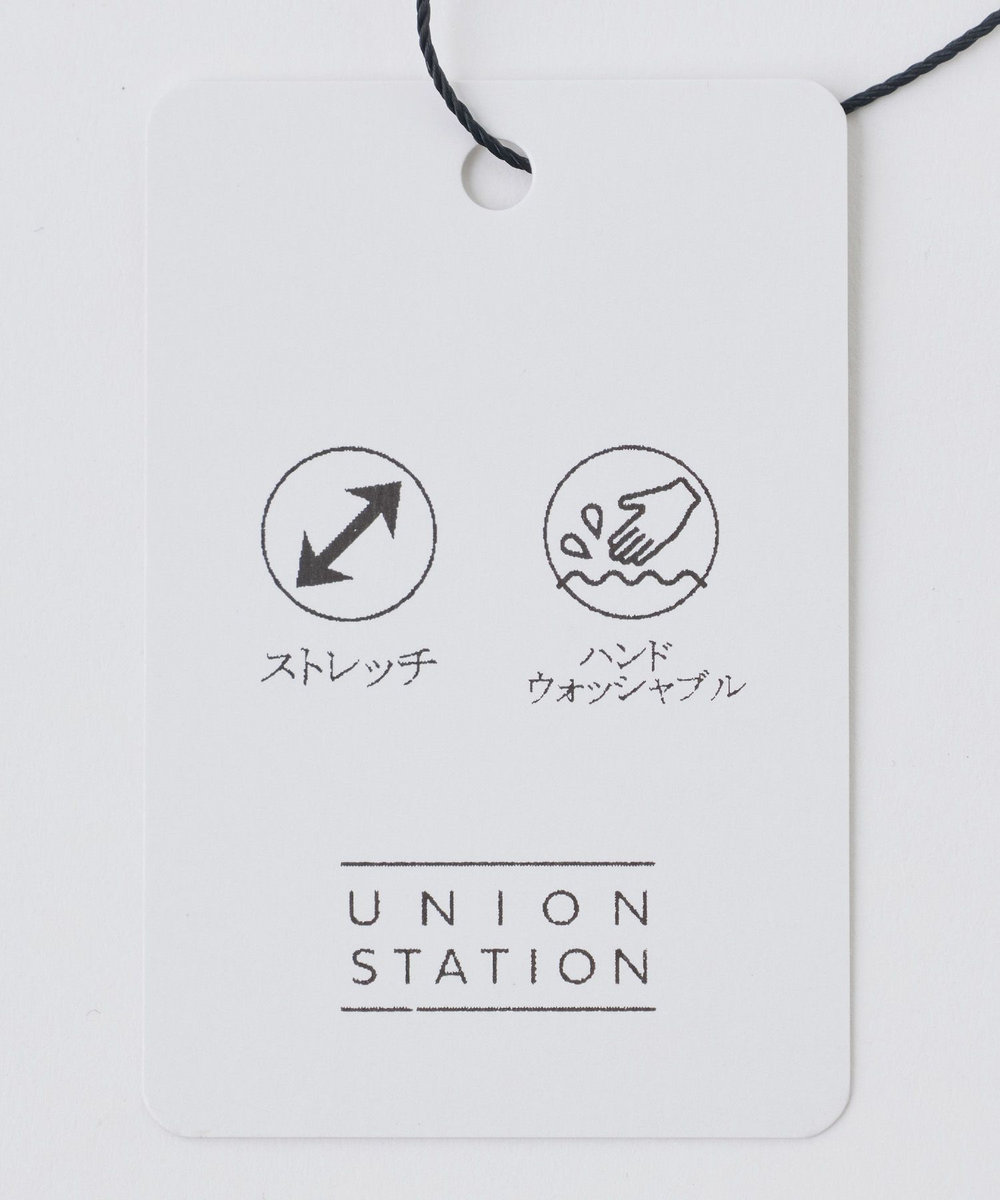 UNION STATION ワッフルジップアップパーカ＜ストレッチ・ハンドウォッシャブル＞ ホワイト系その他