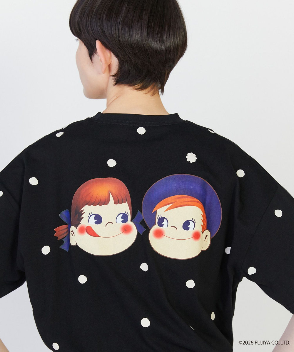 FRAPBOIS ミルキードットＴシャツ ブラック