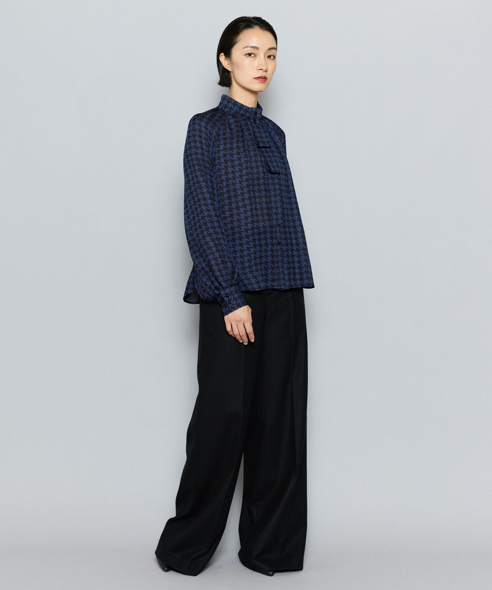 L'EQUIPE COUTURIER W/CASHフランネルパンツ ブラック