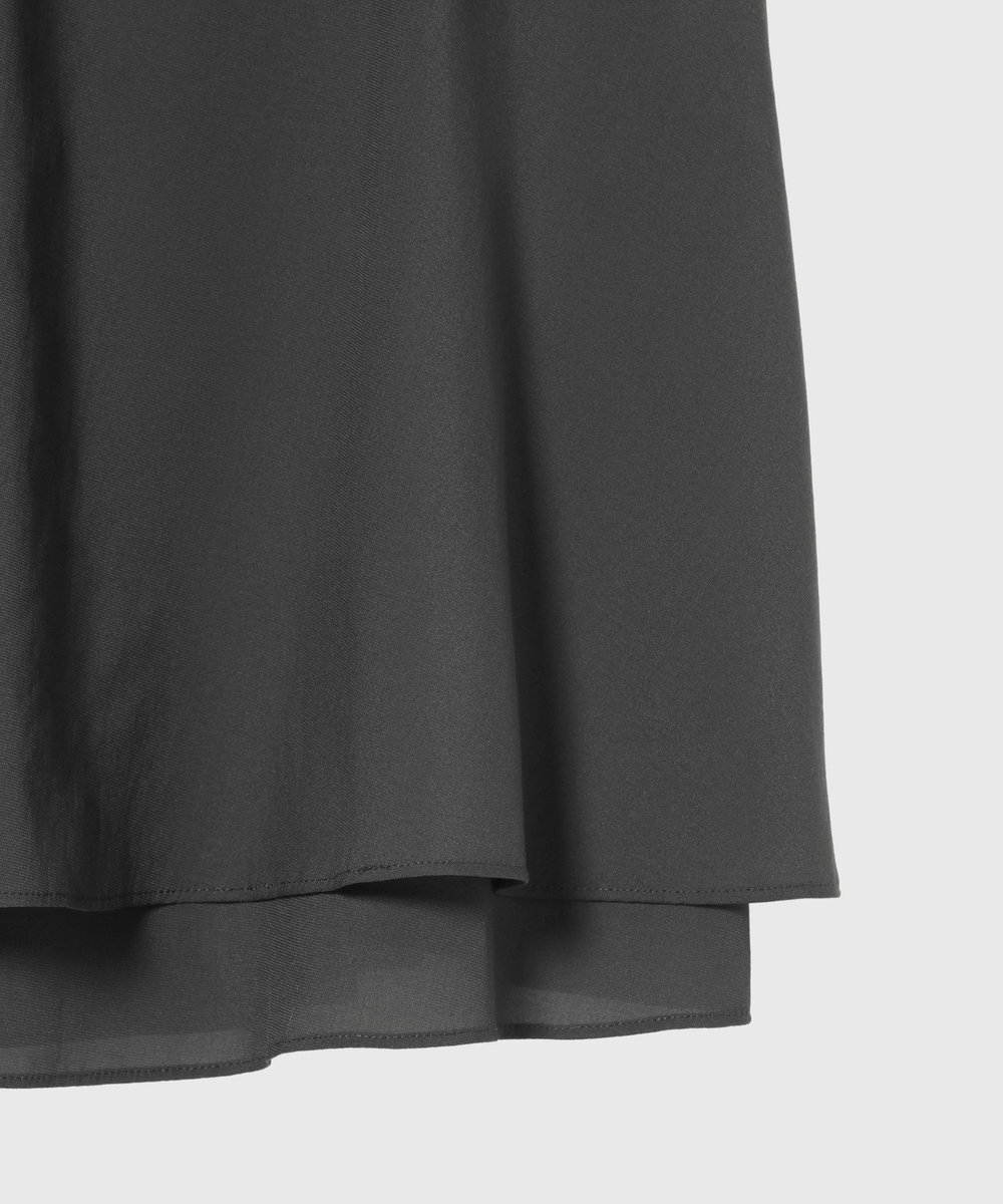 DÉPAREILLÉ 	RAYON LINEN SLEEVELESS BLOUSE / レーヨンリネンスリーブレスブラウス チャコールグレー
