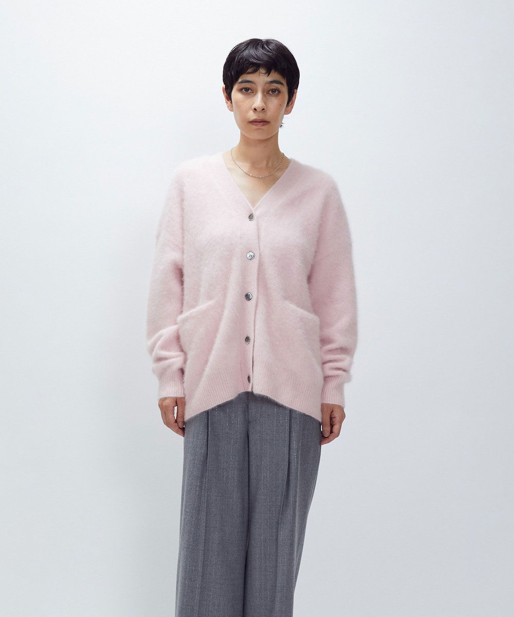 1er Arrondissement 【リニューアル】FOXカシミアカーディガン ピンク