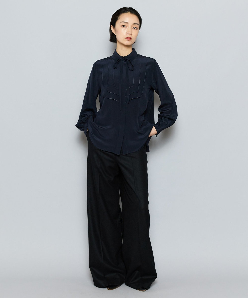 L'EQUIPE COUTURIER W/CASHフランネルパンツ ブラック
