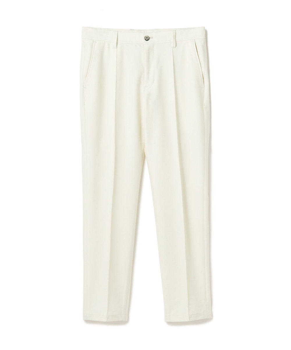 MEN'S BIGI デニムジャージ テーパードパンツ＜ストレッチ＞ ホワイト