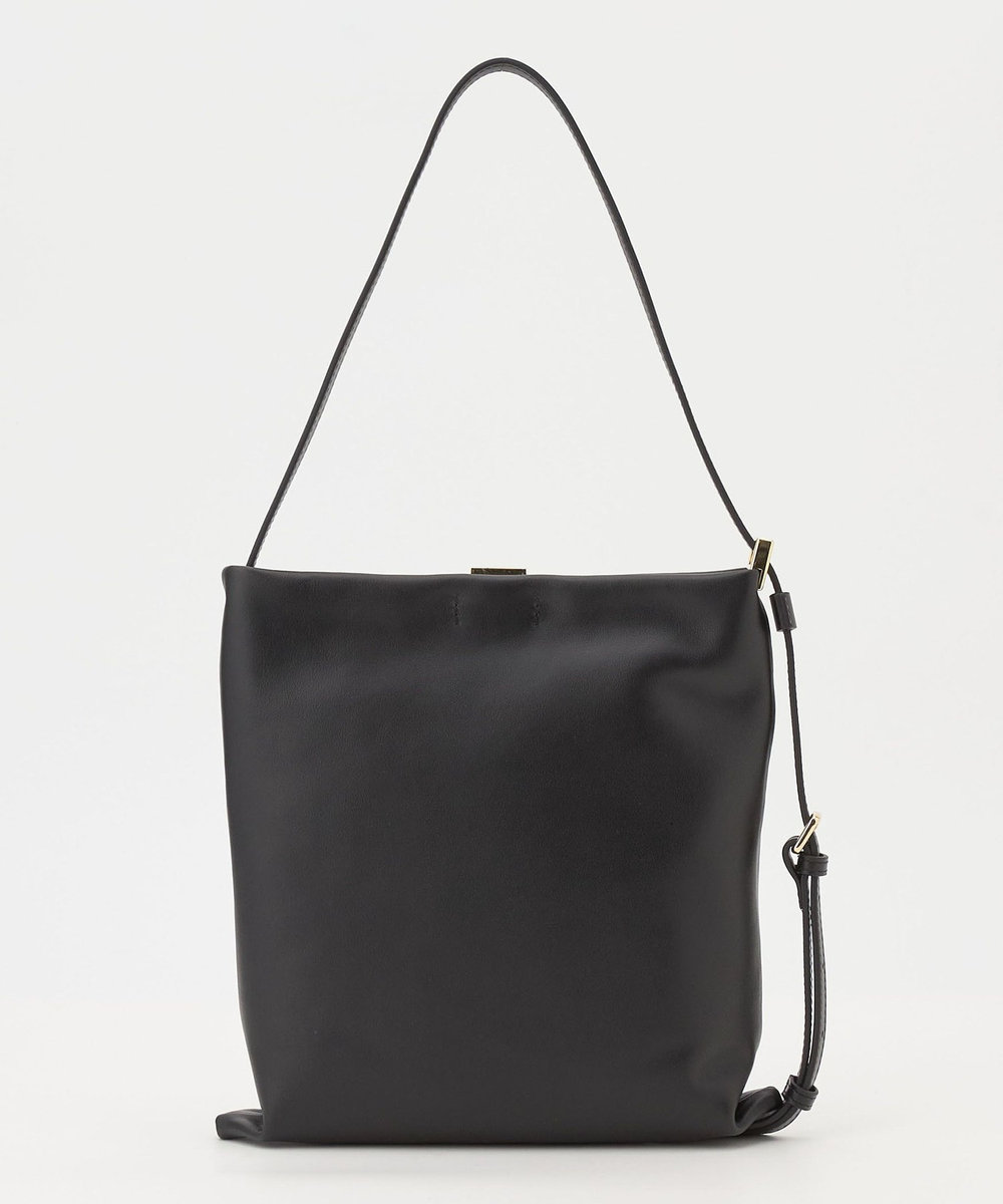 1er Arrondissement 《別注カラーあり》＜PUNTI./プンティ＞"SHADE"ショルダーバッグ ブラック