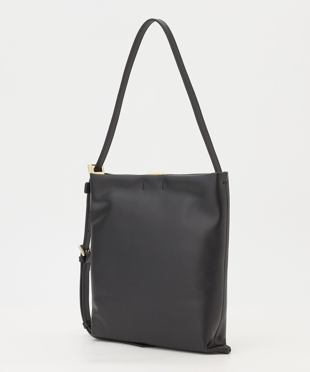 1er Arrondissement 《別注カラーあり》＜PUNTI./プンティ＞"SHADE"ショルダーバッグ ブラック